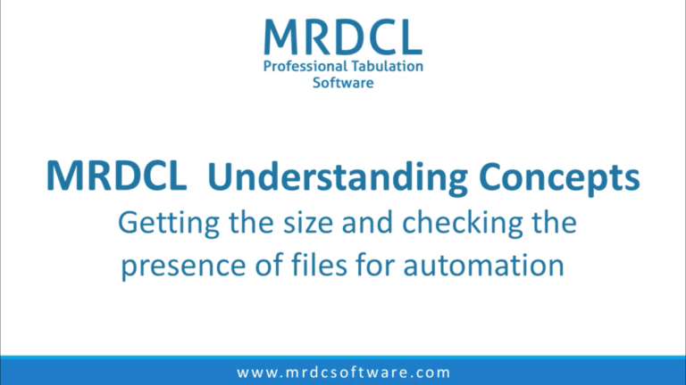 Preprocessor :Pre-104 Getting the size and checking the presence of files for automation
